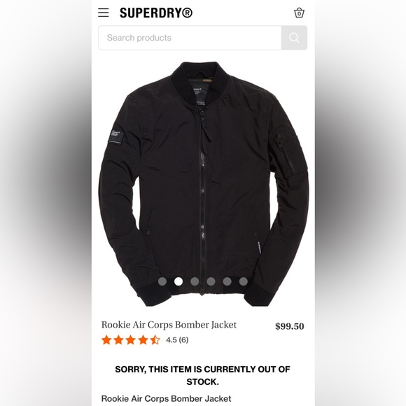 Superdry Rookie Air Corps Bomber Jacket. Men’s Small. - Picture 1 of 14